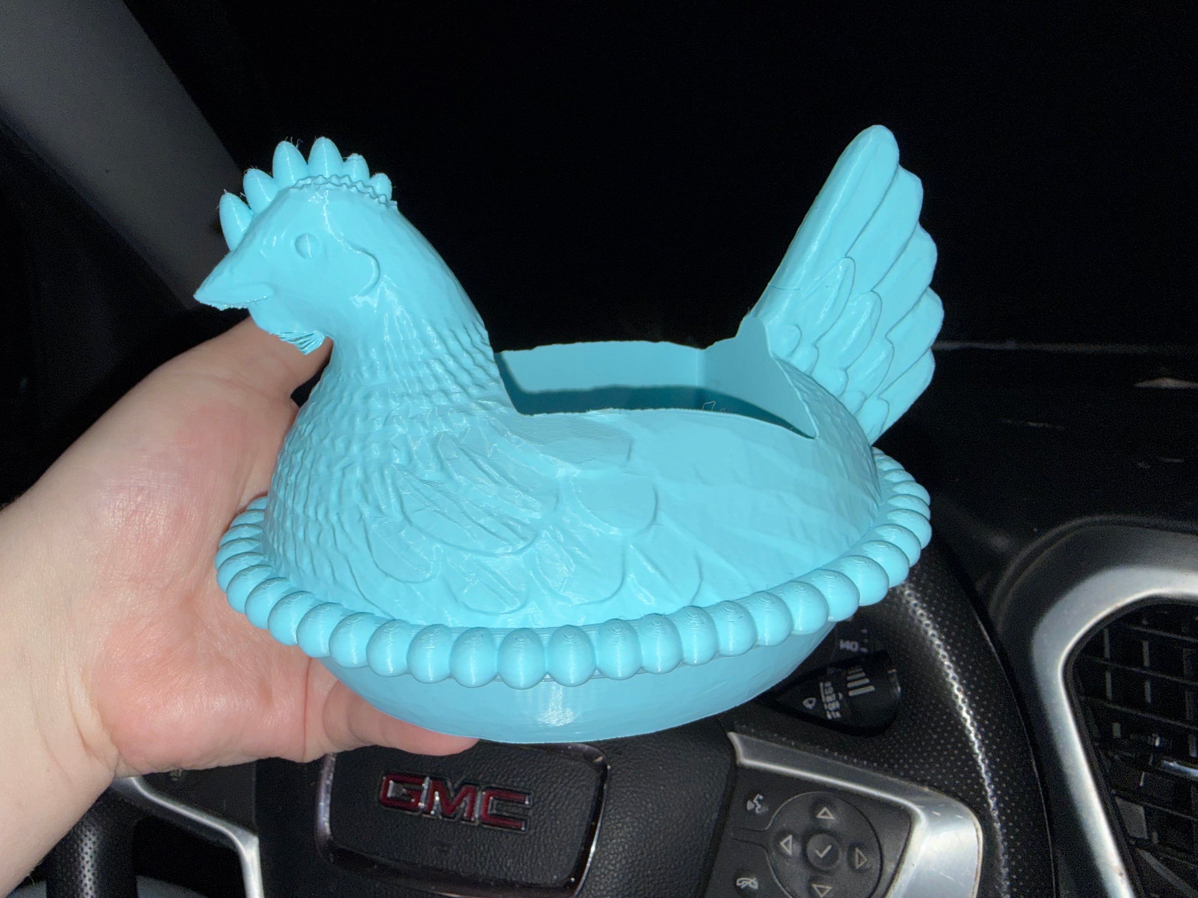 Hen On Nest Soap Holder 3D